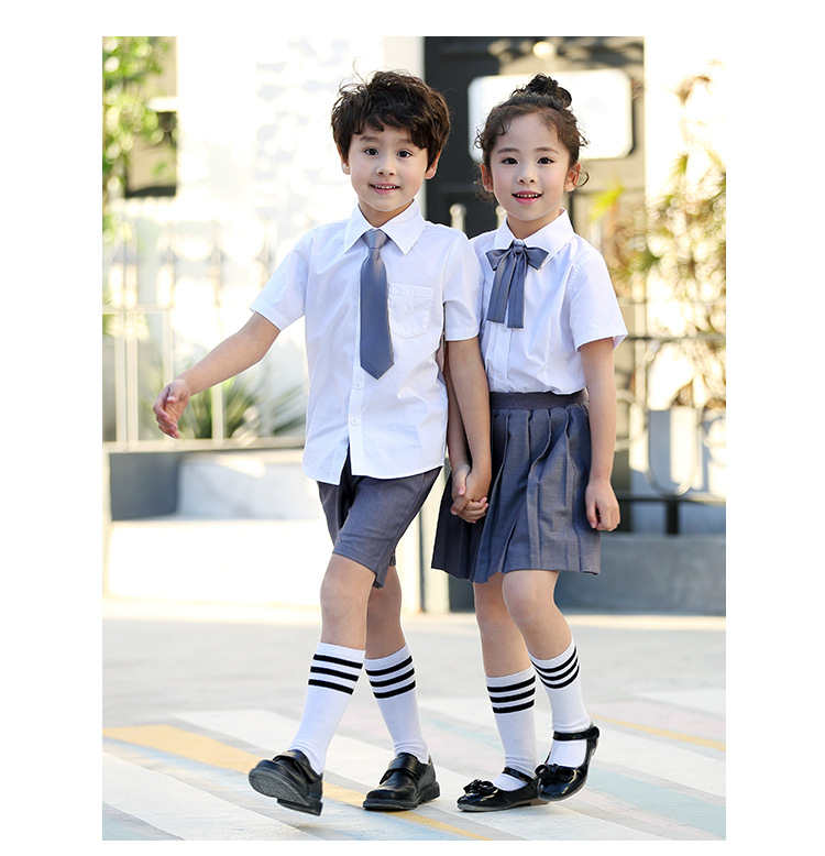 艾咪天使 貴族中小學幼兒園看樣來圖定制 校服夏裝來樣定制